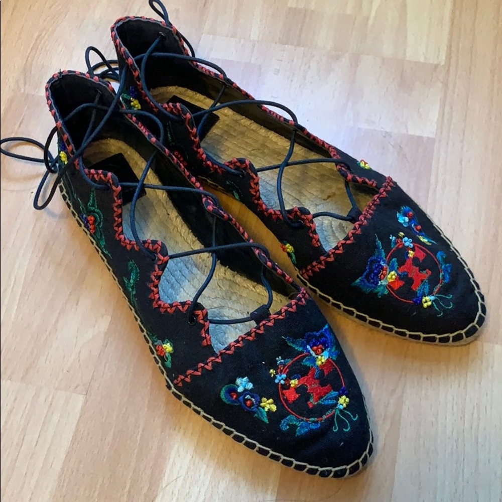 NWOT! Tory Burch Sonoma Lace-Up Espadrille